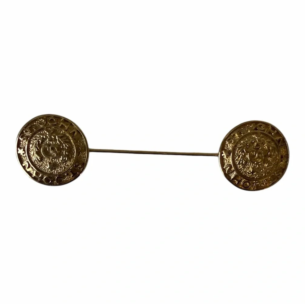 St. John Elegant Gold Brooch Pin